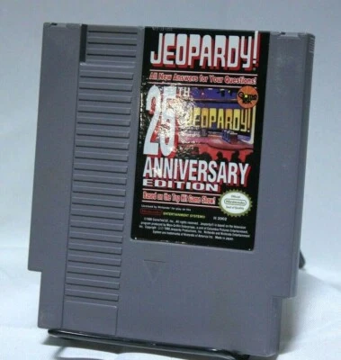 Jeopardy 25th Anniversary Nintendo NES Gametek IJE Polished - Image 1 of 3