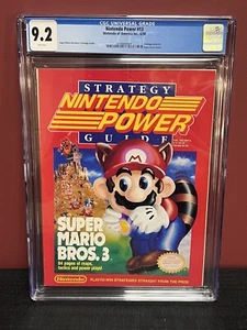 Nintendo Power #13 CGC 9.2 Super Mario Bros 3 Strategy Guide - Newsstand Variant - Foto 1 di 3