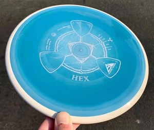 MVP Axiom Neutron Hex - Rare Galaxy Theme Marble Swirl Natural Beauty Disc Golf - Picture 1 of 21