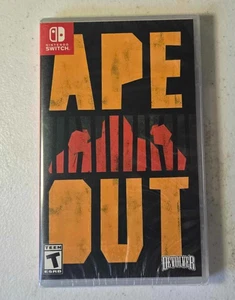 Ape Out (Nintendo Switch) Numbered 1808 of 2000 SEALED Variant Cover - Picture 1 of 4