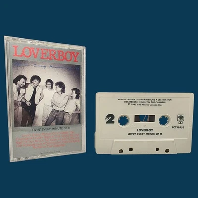 Loverboy- Lovin’ Every Minute Of It- 1985 Cassette Tape Columbia Records Tested - Image 1 of 4
