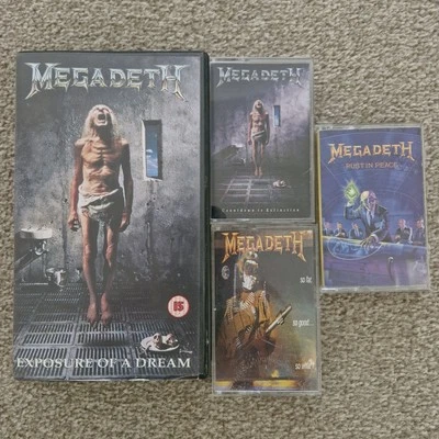 Megadeath Job Lot Cassettes and VHS  - Image 1 of 4