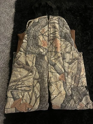 Hunting Bib Overalls Mens M/L Reg Camo Outdoors - Image 1 of 3
