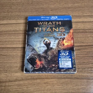 Wrath of the Titans (3D Blu-ray + Blu-ray + DVD, 2012) con funda lenticular - Imagen 1 de 10