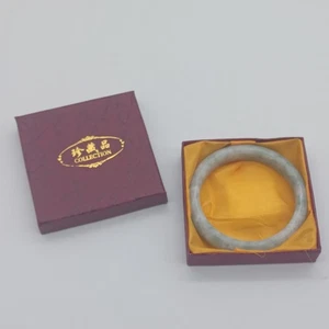 Vintage 1930s Art Deco Jade Agate Semi Precious Bangle Bracelet Lot 21 - Picture 1 of 4