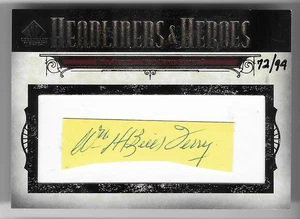 BILL TERRY 08 UD SP LEGENDARY CUTS AUTO AUTOGRAPH CARD #72/94! - Picture 1 of 1