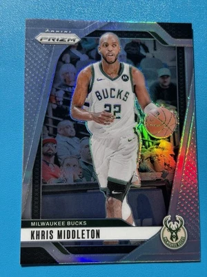 Panini Prizm 2024-25 - Khris Middleton #153 Silver Prizm - Imagem 1 de 2