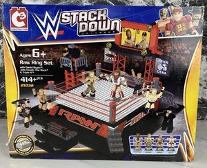 Juego de anillos WWE Stackdown Raw NUEVO D. Bryan John Cena The Rock Triple H 414+ PCS - Imagen 1 de 5