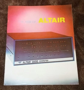 The Age of ALTAIR MITS Inc. 1975 ALTAIR 8800 Brochure Catalog Rare Hard to Find - Afbeelding 1 van 21