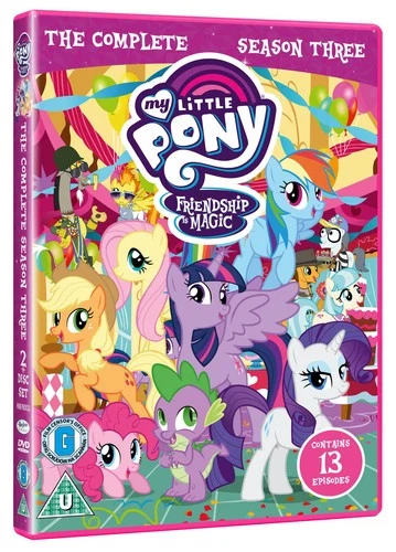 My Little Pony - Friendship Is Magic: The Complete Season Three DVD (2017) - Image 1 of 2