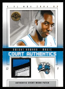 2004-05 E-XL Court Authentics Patches #DH Dwight Howard RC #d 44/50 - Picture 1 of 2