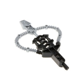 1x Lego Bionicle Weapon Staff Black Grey Arrow Flexible Hordika 8738 50937pb01