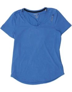 REEBOK Womens T-Shirt Top UK 12/14 Medium Blue BY20 - Picture 1 of 3