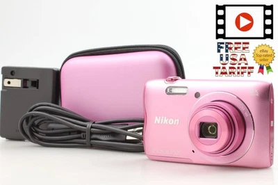 [N MINT] Nikon Digital Camera Coolpix A300 Pink 20MP (Disp : English) From JAPAN - Image 1 of 4