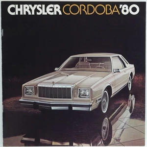 1980 Chrysler Cordoba Dealer Sales Brochure NOS Classic Auto Ad Catalog 80 - Picture 1 of 4