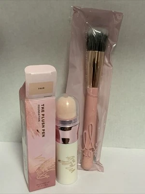 Mally The Plush Pen Foundation Medium Shade Fair And Foundation Brush - Image 1 of 4