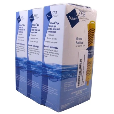 3-Pack of Nature 2 Spa W12226 Filter Mineral Sanitizers for Hot Tubs and Spas - Image 1 of 4