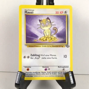 Pokemon Mauzi (Meowth) 56/64 - GERMAN Jungle Set WOTC - Never Played NM/M - Picture 1 of 3