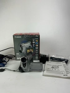 CANON MV850i CAMCORDER MINI DV DIGITAL TAPE VIDEO CAMERA + TAPES AND MEMORY CARD - Picture 1 of 15