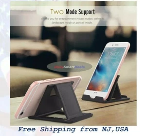 3 Pack ABS Phone Stand (Adjustable Foldable Portable Mobile Phone Holder) - Picture 1 of 13