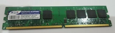 ADATA 1GB DDR2-667MHZ 1GX16 M2OAD5G314176I1C52 MEMORY RAM DIMM RAM 240 pins PC - Image 1 of 4