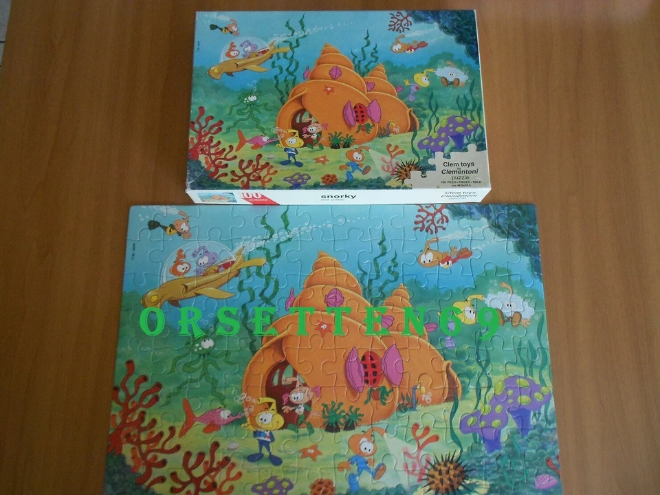 Puzzle Completo GLI SNORKY - Clementoni Clem Toys 1985 cartoni Cristina D'Avena - Immagine 1 di 1