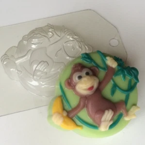 MONKEY MOLD, Soap Mold, Chocolate Making Supplies, Bath Bomb, Cake Decoration - Picture 1 of 1