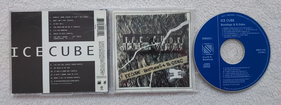 Ice Cube Bootlegs & B Sides UK CD Priority Records RARE GC FAST POST RAP HIP HOP - Image 1 of 1