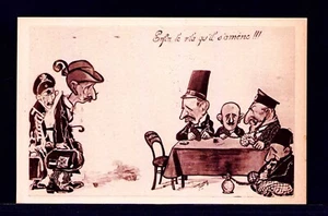 Soldados alemanes franceses diplomáticos sátira de guerra década de 1900 J. Maseri - Lausana - Imagen 1 de 3