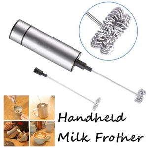 Electric Milk Frother Drink Coffee Mixer Foamer Kitchen Egg Beater Whisk Stirrer - Picture 1 of 9