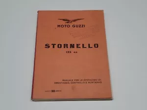 MOTO GUZZI STORNELLO 125 MANUALE PER LE OPERAZIONI DI SMONTAGGIO E CONTROLLO - Imagen 1 de 4