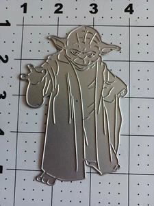 Herramienta troquelada universal de metal delgado Disney Star Wars Yoda Force cumpleaños - Imagen 1 de 2