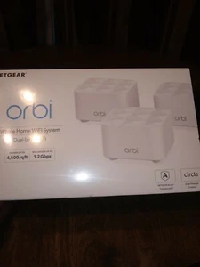 NETGEAR - Orbi AC1200 Dual-Band Mesh Wi-Fi System (3 Pack) Factory sealed - Picture 1 of 6