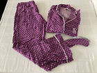 3 TEILIGES SET!! Victoria's Secret Pyjama-Set mit Augenmaske Damen Gr. Small TS2