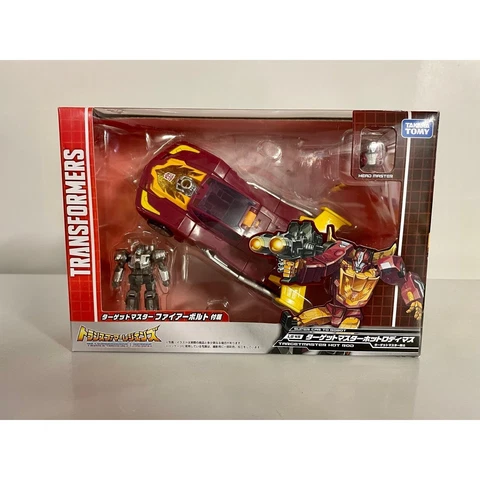 NEW Transformers Takara Tomy Legends LG-45 Hot Rod w/ Targetmaster Cover