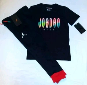 Jordan Boys Youth 2pc Jogger & Tee Set ÷ 6y - Picture 1 of 4