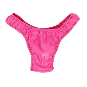 Hot Pink Satin Gaff Thong – Feminine Tucking Panty for Crossdressers & Transgend - Picture 1 of 2