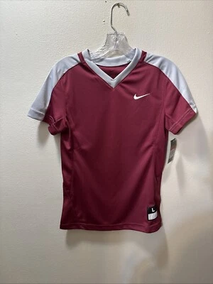 Camiseta deportiva de entrenamiento de softbol Nike Vapor Dri-Fit para niñas talla L NUEVA CON ETIQUETA Foto 1 de 4