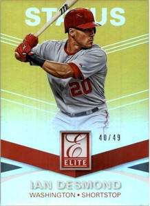 2015 Elite Status Gold #95 Ian Desmond /49