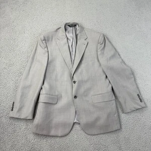 Jos A Bank Blazer Mens 42S Wool Silk Gray Suit Jacket Sport Coat - Picture 1 of 10