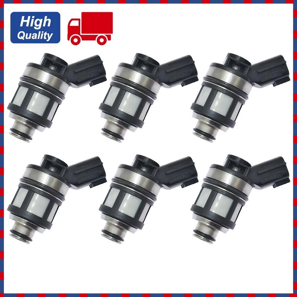 6PCS Fuel Injectors JS23-1 for Nissan  Xterra 3.3L V6 2001-2004 166005S700 - Image 1 of 4