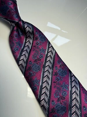 NOVO COM ETIQUETAS IMANI UOMO MULTICOLOR ESTILO FLORAL ESTAMPA SEDA TOQUE PESCOÇO GRAVATA E LENÇO - Imagem 1 de 4