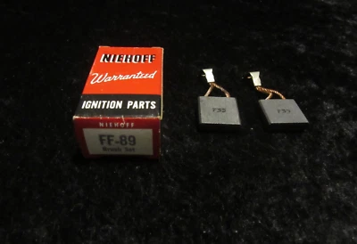 NOS 1956-1964 Ford Lincoln Mercury Niehoff Generator Brush Set Foto 1 de 3