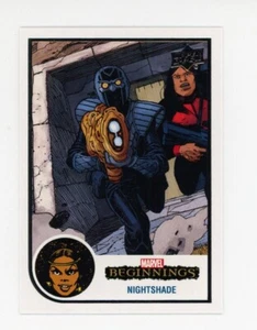 2022 Upper Deck Marvel Beginnings #61 Nightshade Trading Card WHITE BORDER - Picture 1 of 1