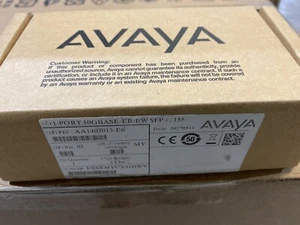 AVAYA AA1403013-E6 SFP+ER 10GBASE-ER/EW SFP+ 1550nm SMF 40km. - Picture 1 of 1