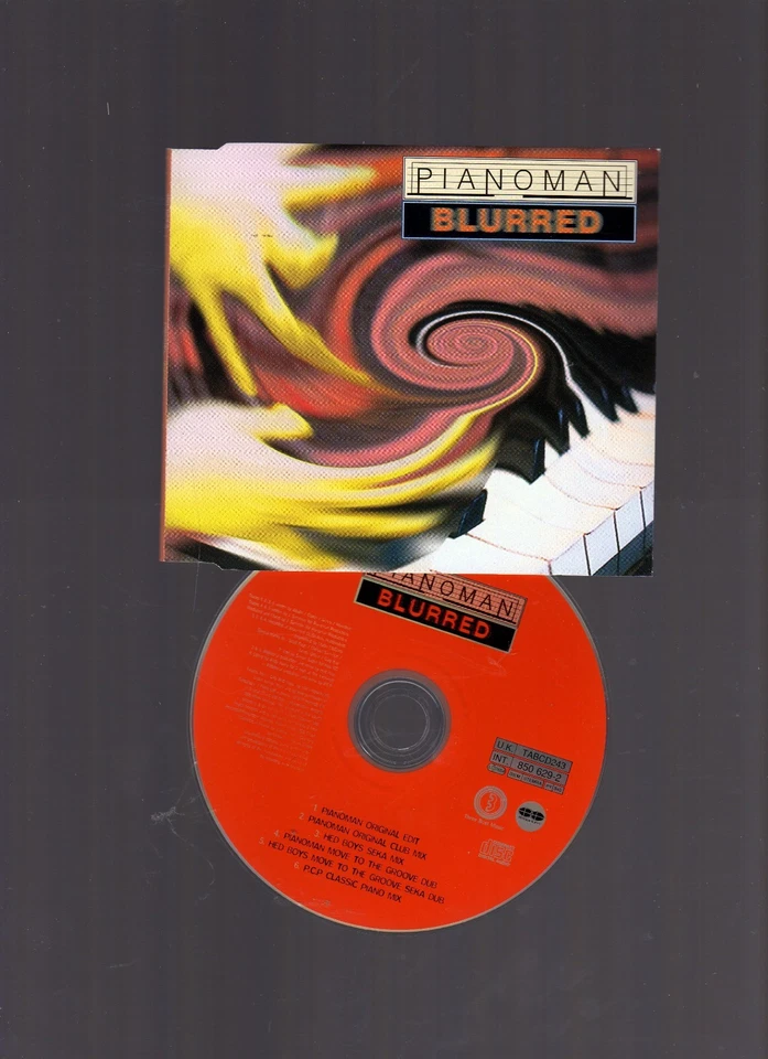 (-0-)   PIANOMAN BLURRED RARE CD SINGLE EX CONDITION - Image 1 of 1