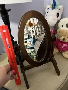 Small Wooden Mirror - Picture 1 of 2