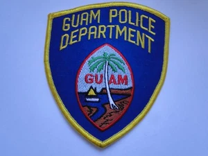 Aufnäher  Police  Department Guam   ca 11 x 10  cm - Bild 1 von 1