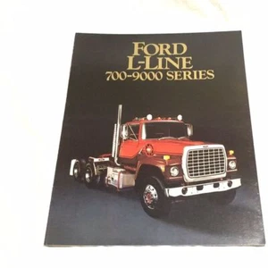 Ford L-Line 1985 serie 700-9000 folleto de ventas del concesionario - Imagen 1 de 8