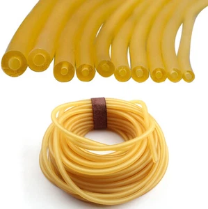 Gelb Natur Latexschlauch Flexibel Chirurgisch Gummiband Steinschleuder Ersatz - Picture 1 of 10